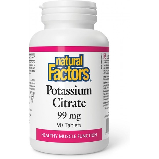 Natural Factors (Potassium Citrate (99 mg)