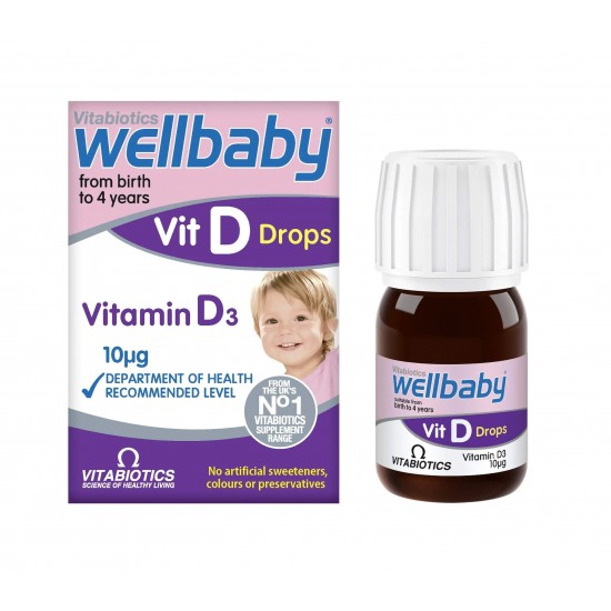 WELLBABY VITAMIN D DROPS 30ML