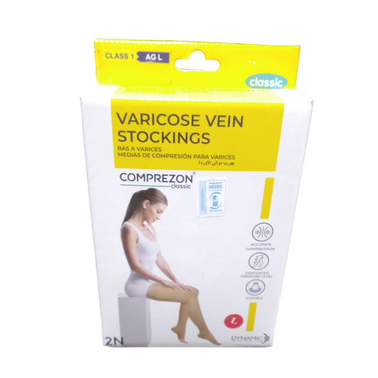 Varicose Vein Stockings L - AG(Upto Groin) Pair Varicose Vein Stockings L - AG(Upto Groin) Pair