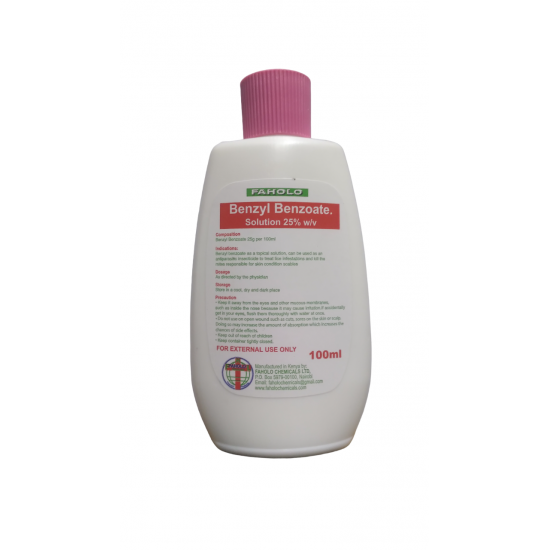 Benzyl Benzoate 25% Sol. 100ml Benzyl Benzoate 25% Sol. 100ml