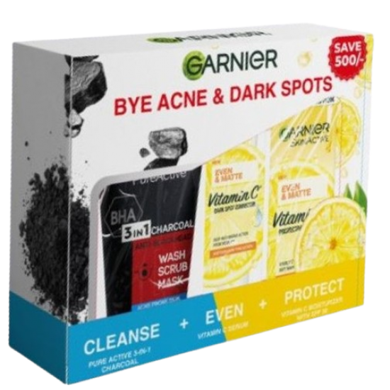 Garnier Bye Dark Spots & Acne Kit Garnier Bye Dark Spots & Acne Kit