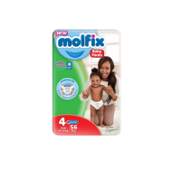 MOLFIX BABY PANTS JUMBO SIZE 4 LARGE (9.1-15KG) 56`S