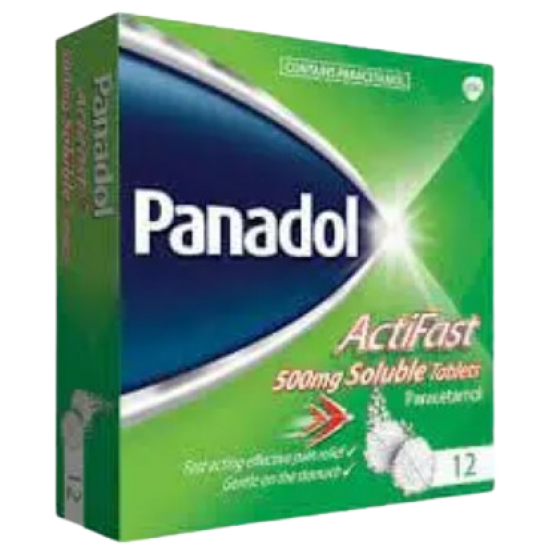 PANADOL ACTIFAST  TABS 12S