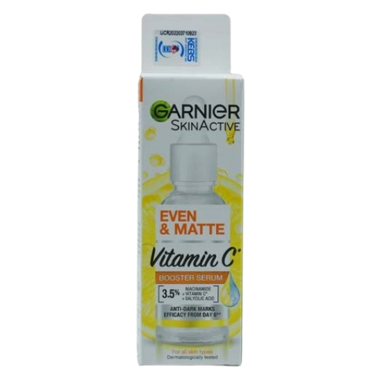 Garnier Even & Matte Vitamin C Booster Serum 30ml. Garnier Even & Matte Vitamin C Booster Serum 30ml.