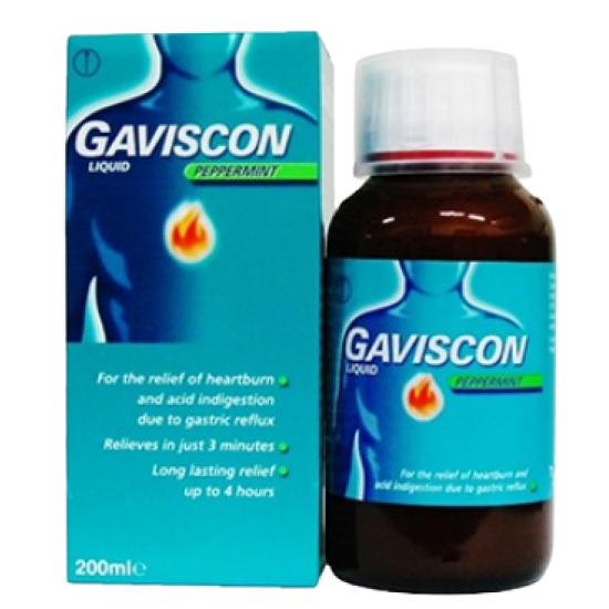 Gaviscon Suspension Peppermint 200ml Gaviscon Suspension Peppermint 200ml