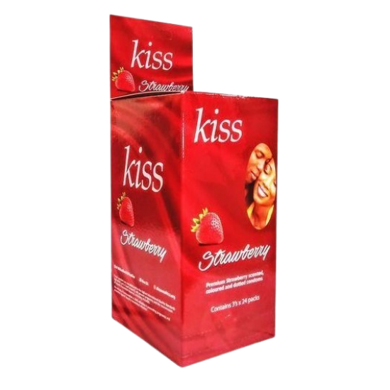 KISS STRAWBERRY PACKET (3's) KISS STRAWBERRY PACKET (3's)