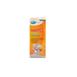 Mega Nat C Yummy Gummyz 60mg Vitamin C 50s