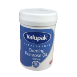 Valupak Evening Primrose 1000mg Capsules 30's