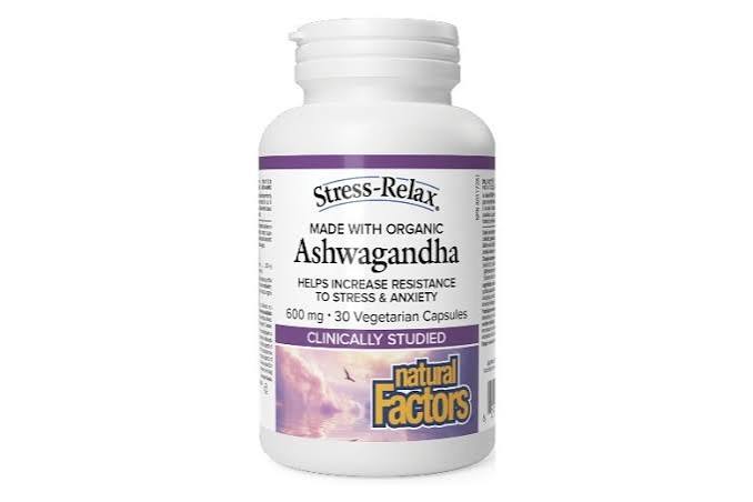 Natural Factors Ashwagan 600mg Caps 30`s